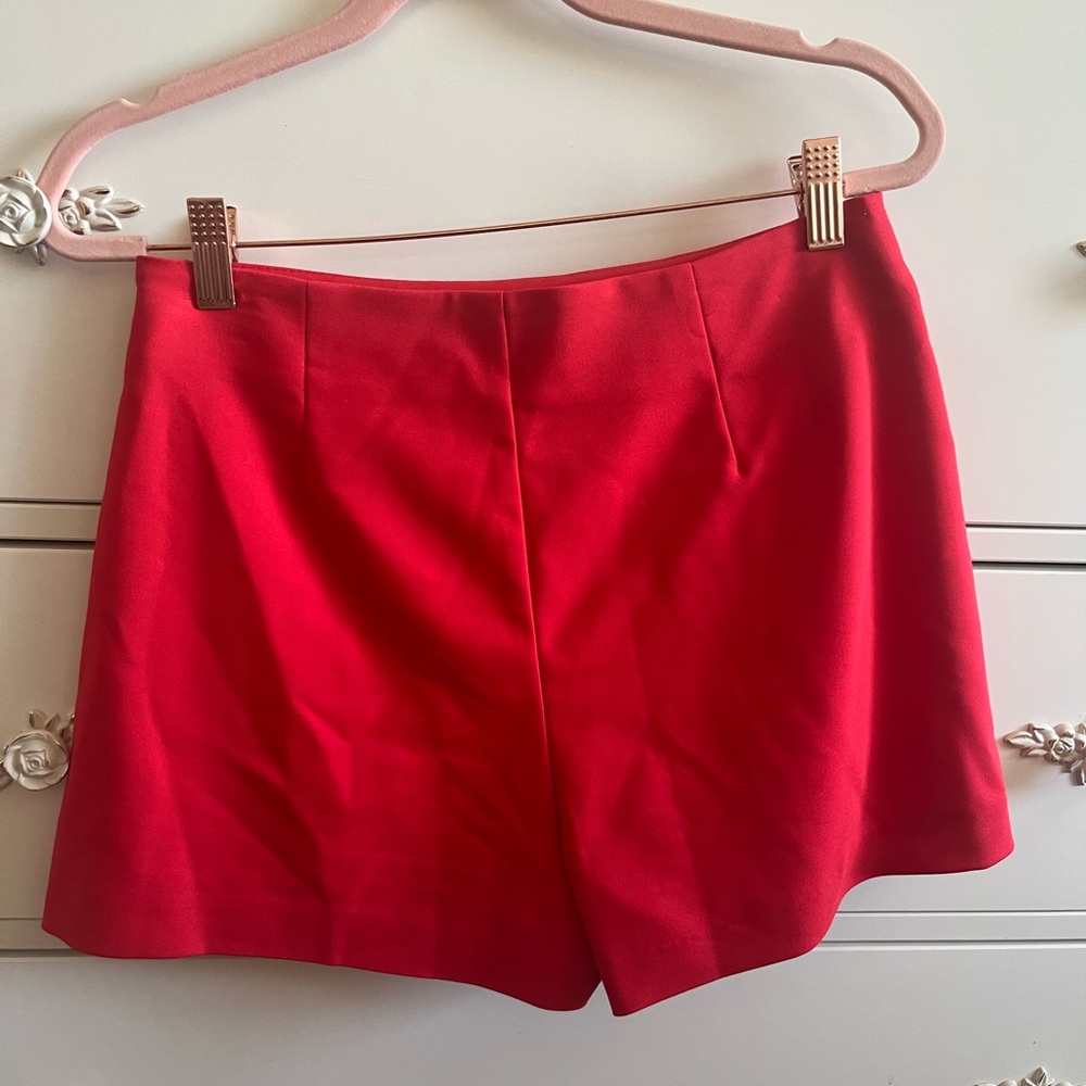 Red Ruffle Skort Zara - Picture 2 of 3